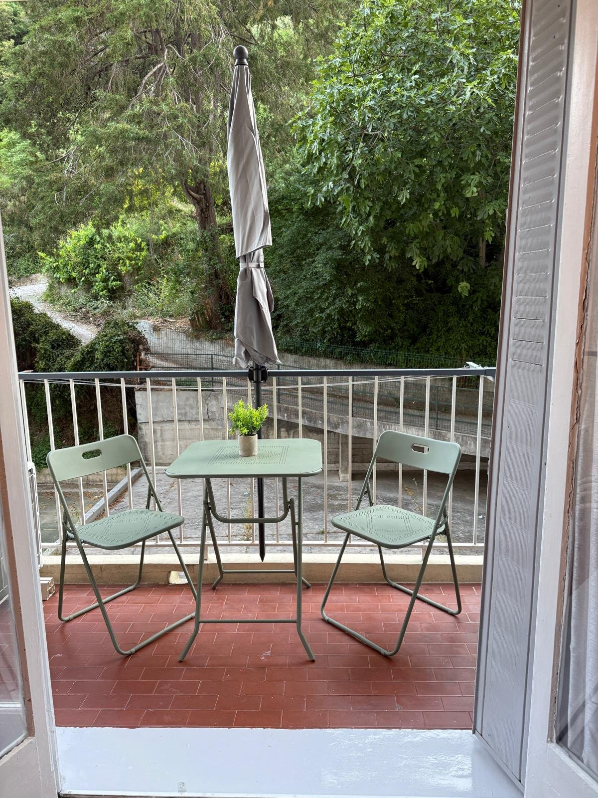 Balcon côté chambre